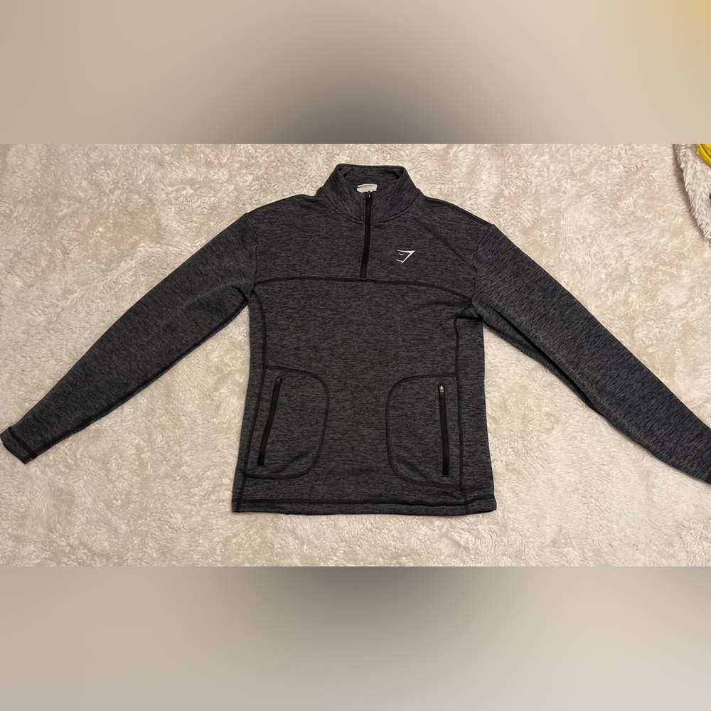 Gymshark THERMAL FLEECE 1/4 ZIP PULLOVER Regular Size XS